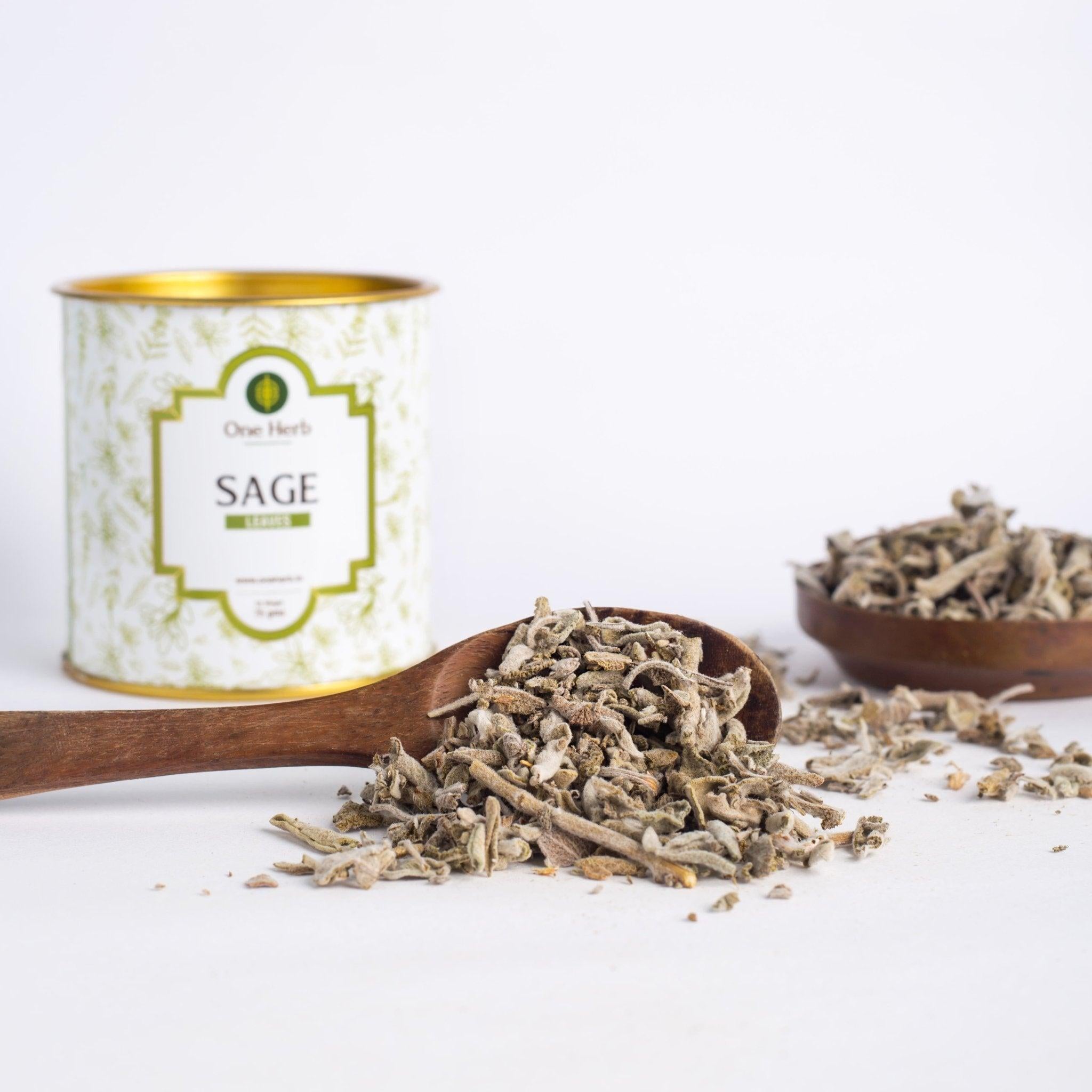 One Herb - Sage Leaves.