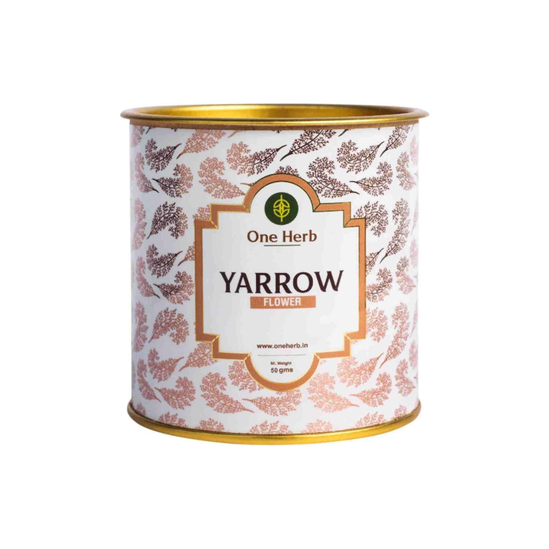 One Herb - Yarrow FlowerHerbal TeaYarrow Flower - Health Benefits | Digestive, Anxiety Relief