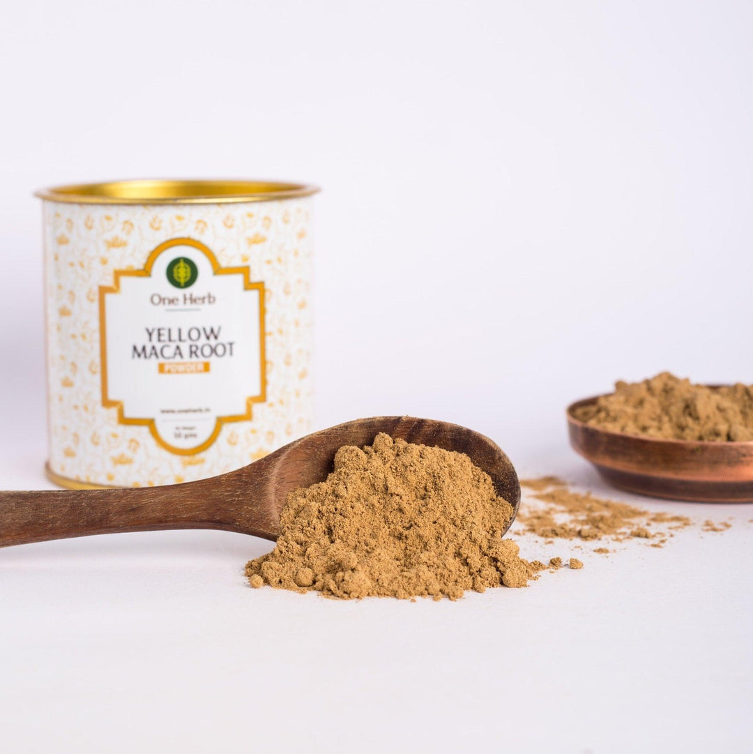 One Herb - Yellow Maca Root Powder 50 gmMaca Root PowderYellow Maca Root Powder Benefits | Energy & Hormone Balance