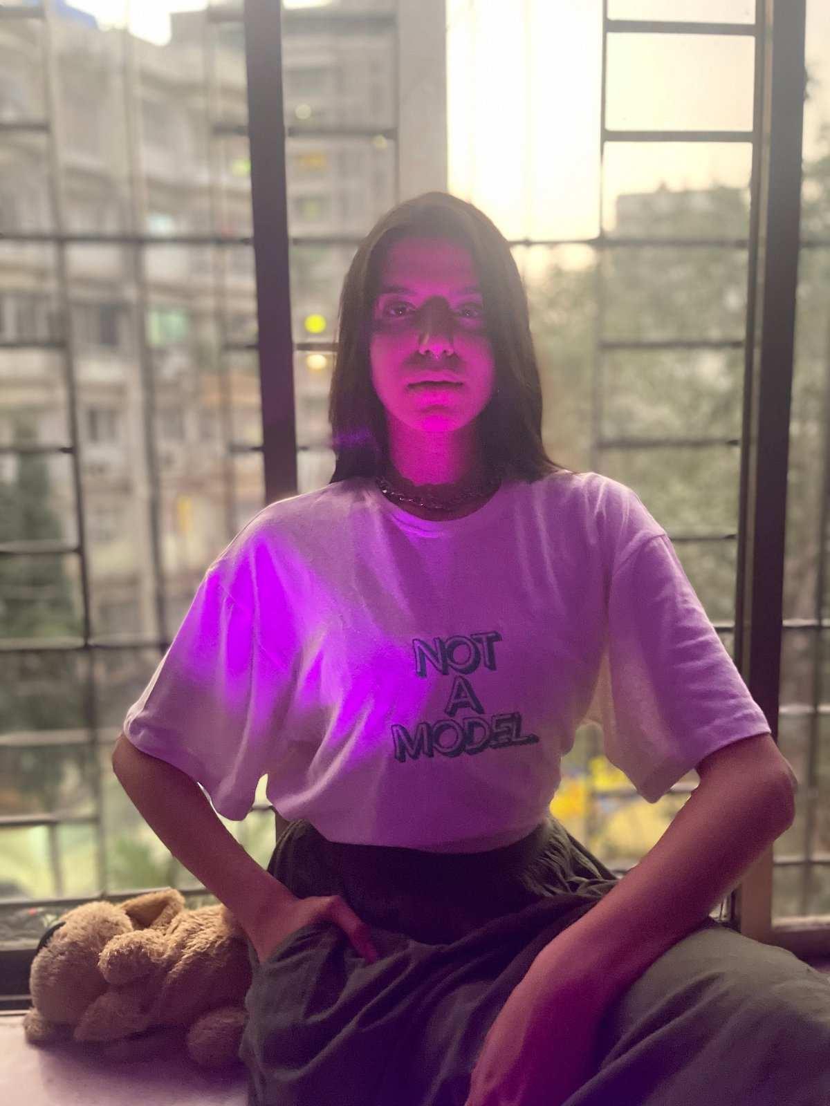 OUTERBODY LABS Not a Model UNISEX HEMP T-shirt.