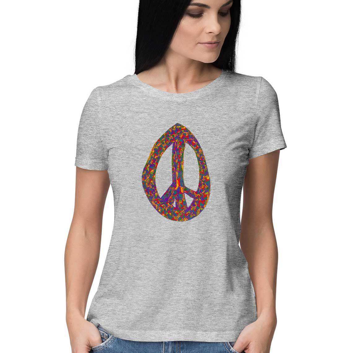 Peaceful Mushroom Hunting Women T-Shirt - CBD Store India