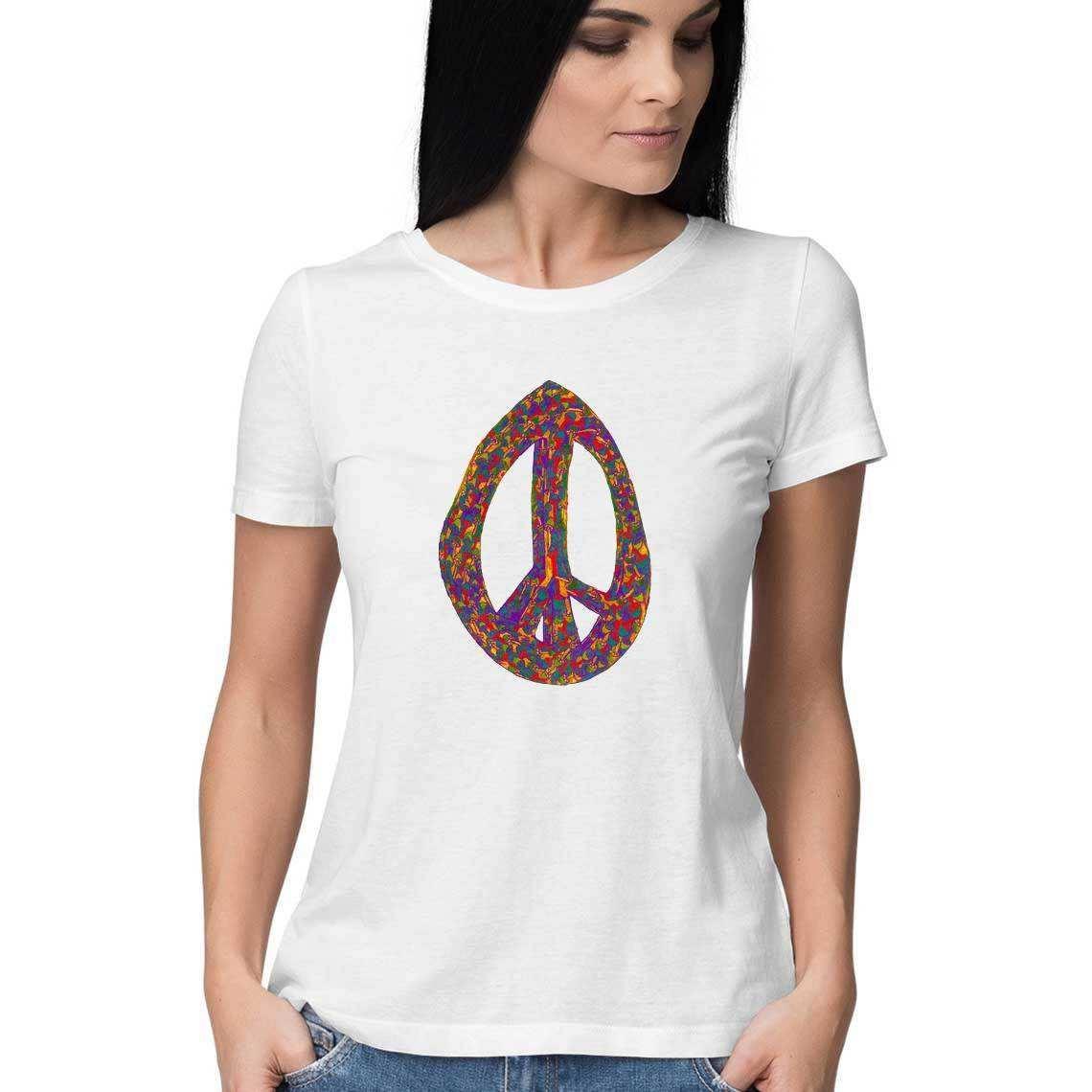 Peaceful Mushroom Hunting Women T-Shirt.