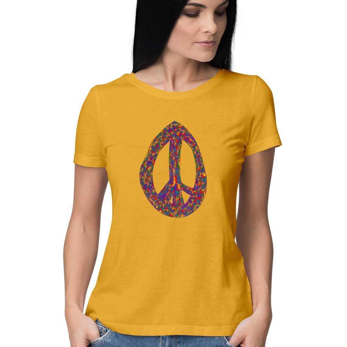 Peaceful Mushroom Hunting Women T-Shirt.