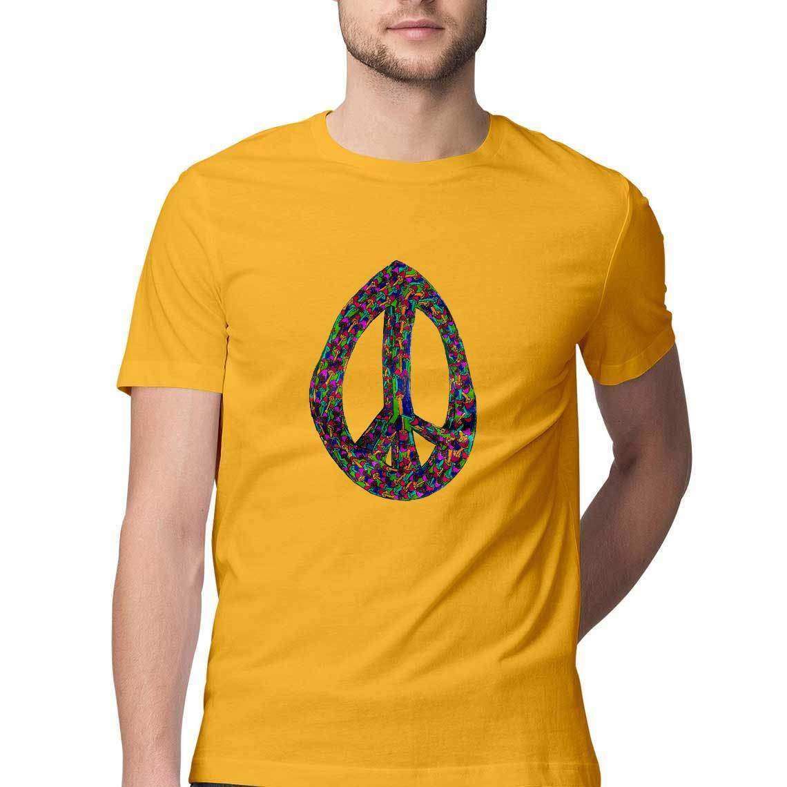 Peacefully Ecstatic Graphic T-Shirt - CBD Store India