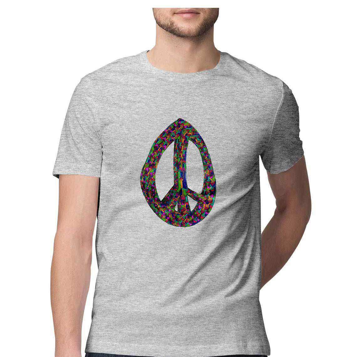 Peacefully Ecstatic Graphic T-Shirt - CBD Store India