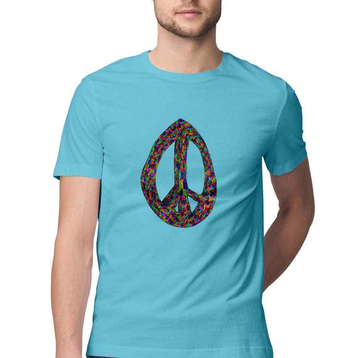 Peacefully Ecstatic Graphic T-Shirt - CBD Store India