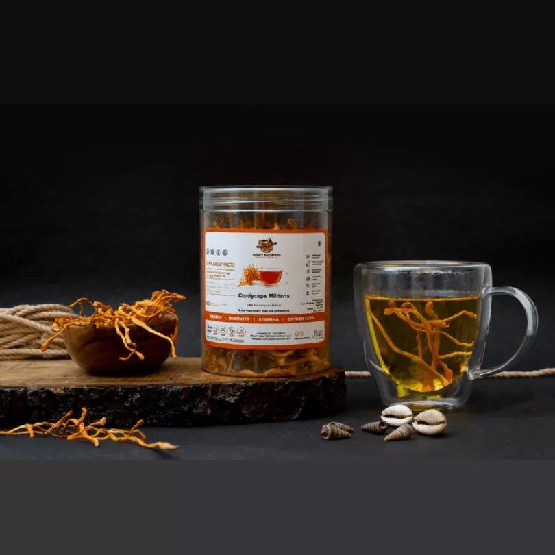 Planet Mushroom - Cordyceps Militaris (Box of 50 gms/50 servings).