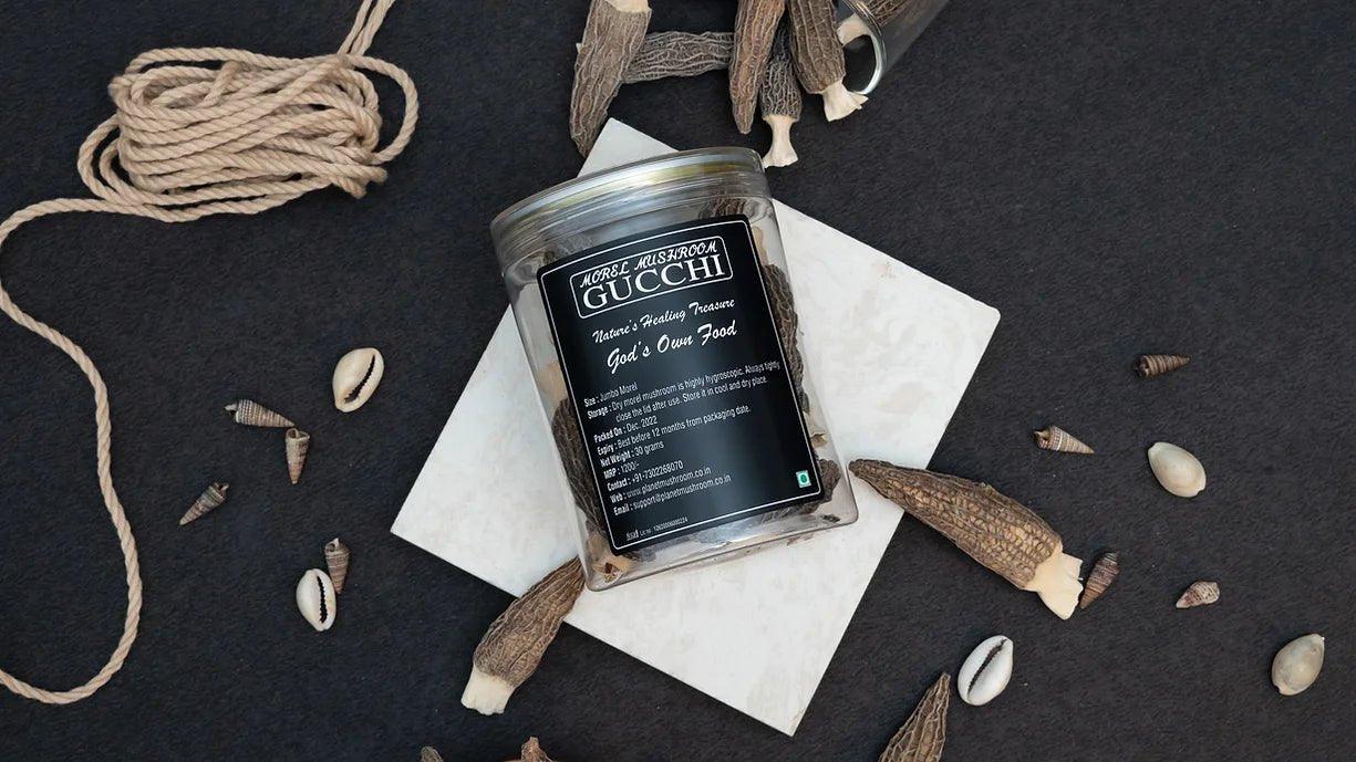 Planet Mushroom - Gucchi Mushroom (Jumbo Size Box of 30 gms).