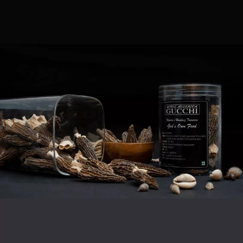 Planet Mushroom - Gucchi Mushroom (Mini Size Box of 50 gms)Dried MushroomPlanet Mushroom - Gucchi Mushroom (Mini Size Box of 50 gms)