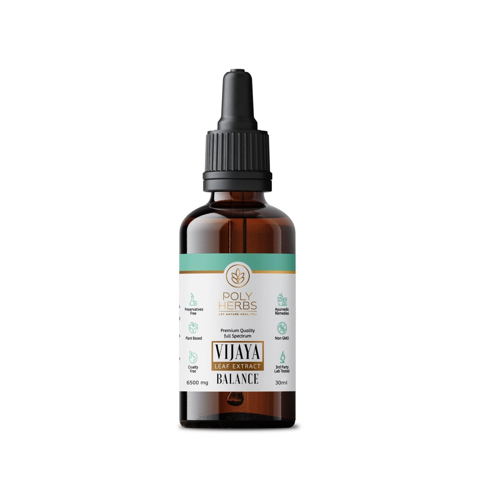 PolyHerbs - Balance | 1:1 CBD THC Ratio Tincture / Calms Chronic & Neuro Pain.