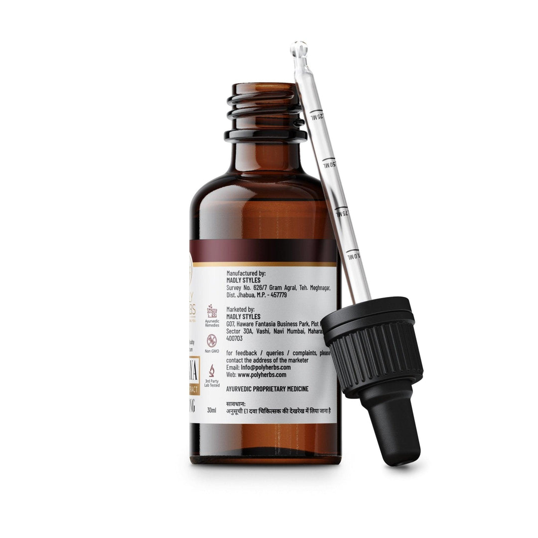 PolyHerbs - Strong | Vijaya Leaf ExtractCBD Oil TincturesPolyHerbs - Strong Vijaya Leaf Extract (1:2.5 Ratio) | CBD Store India