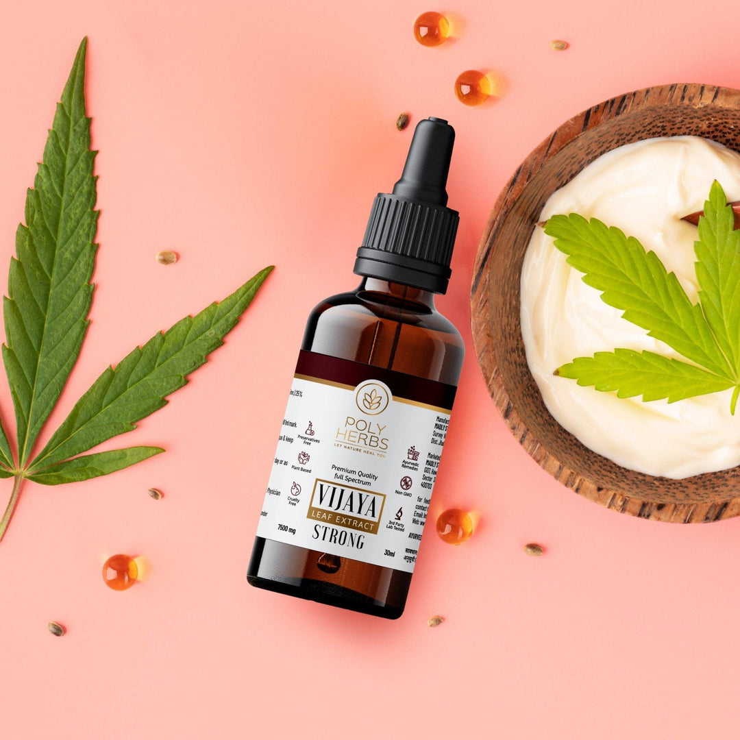 PolyHerbs - Strong | Vijaya Leaf ExtractCBD Oil TincturesPolyHerbs - Strong Vijaya Leaf Extract (1:2.5 Ratio) | CBD Store India