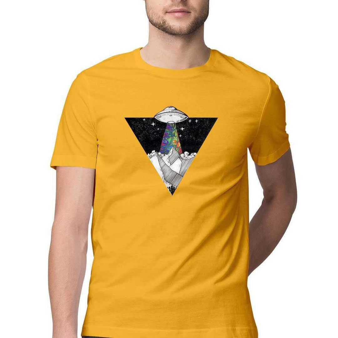 Psychedelic Alien Invasion Men's Graphic T-ShirtClothingPsychedelic Alien T-Shirt | 100% Cotton, Graphic Print