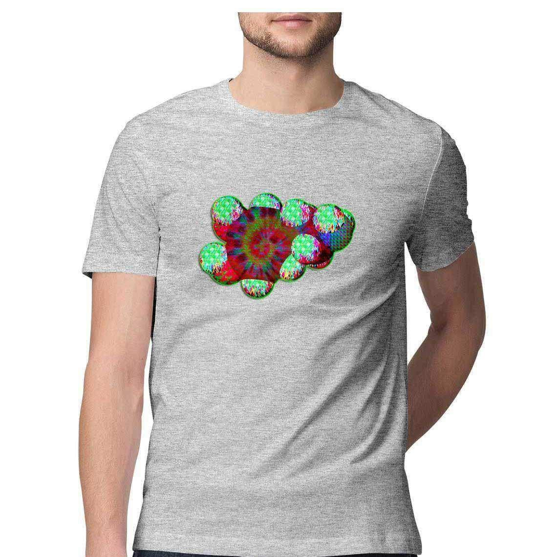 Psychedelic Dopamine Molecule Men's T-Shirt.