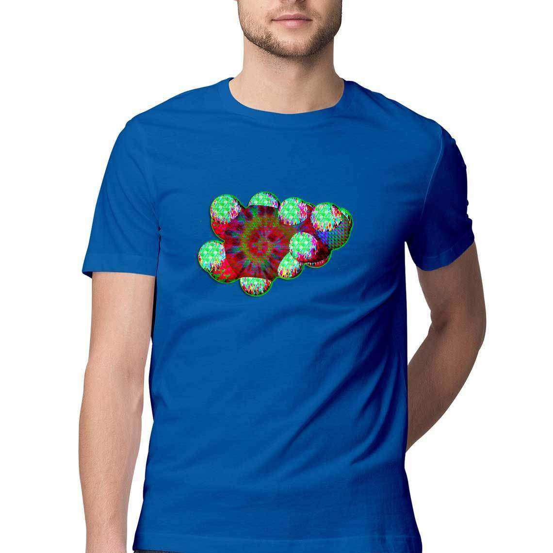 Psychedelic Dopamine Molecule Men's T-Shirt - CBD Store India