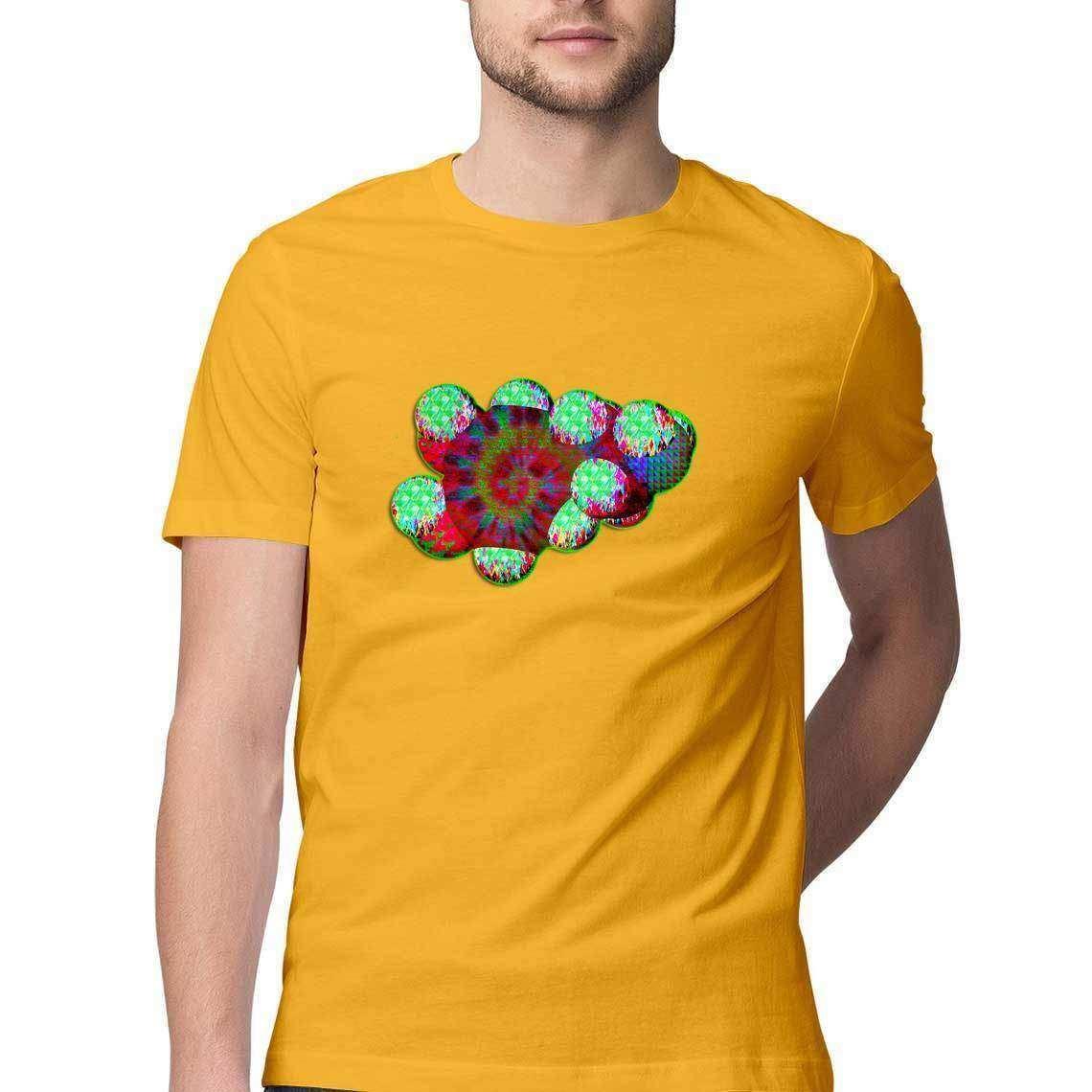 Psychedelic Dopamine Molecule Men's T-Shirt.