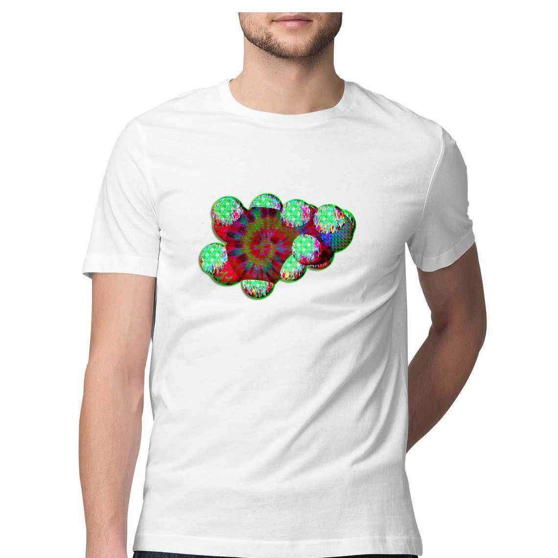 Psychedelic Dopamine Molecule Men's T-Shirt.