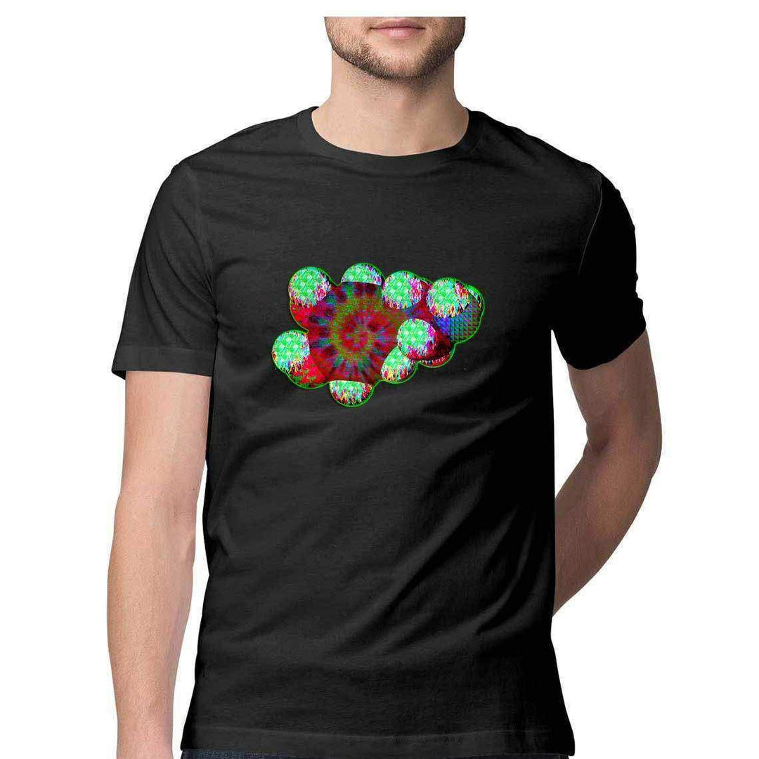 Psychedelic Dopamine Molecule Men's T-ShirtClothing