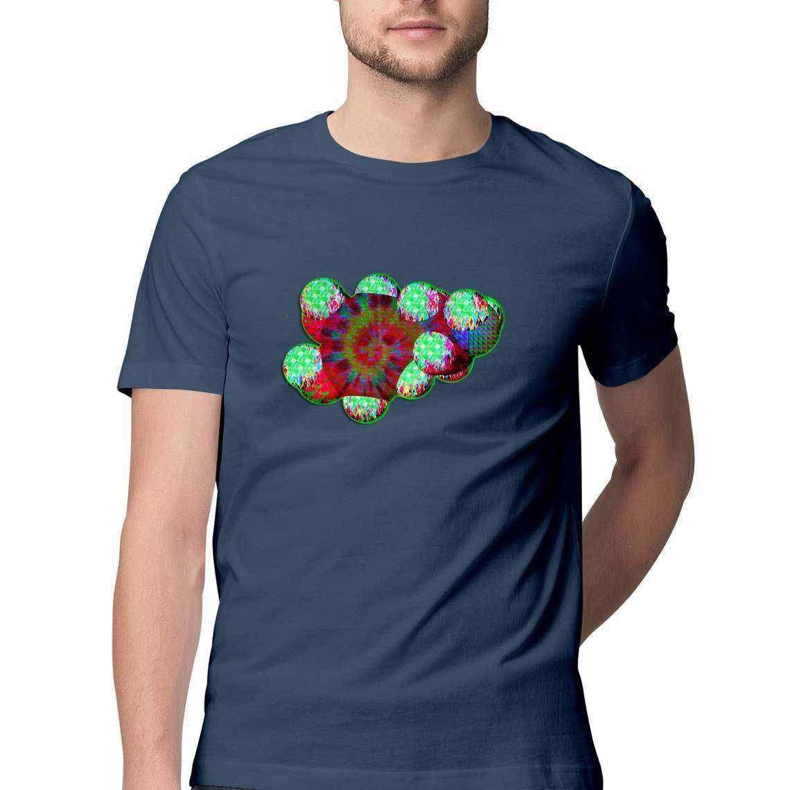 Psychedelic Dopamine Molecule Men's T-Shirt.