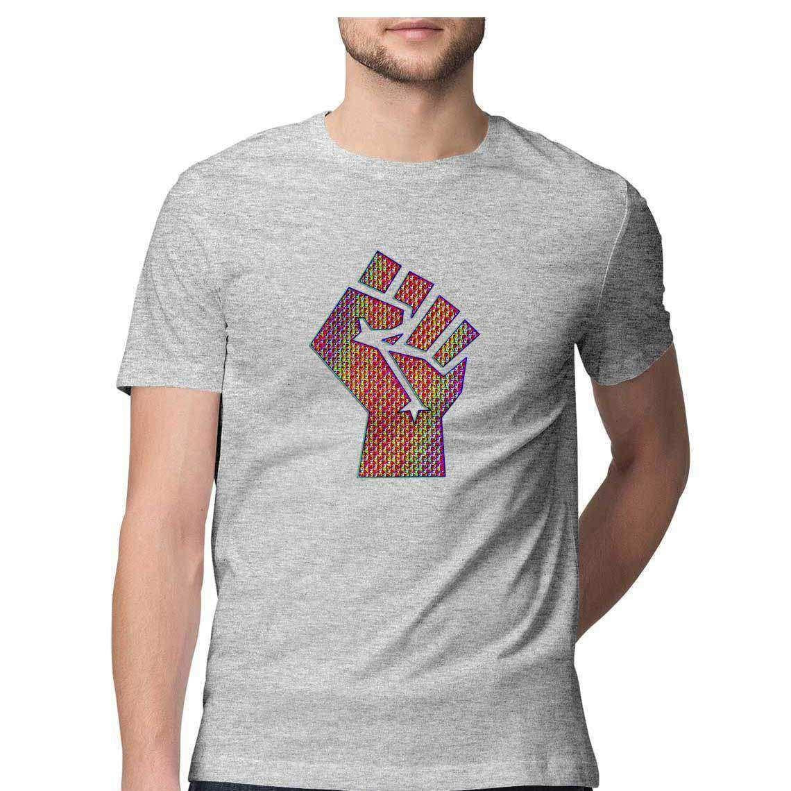 Psychedelic Fist of Resistance Men's T-Shirt.