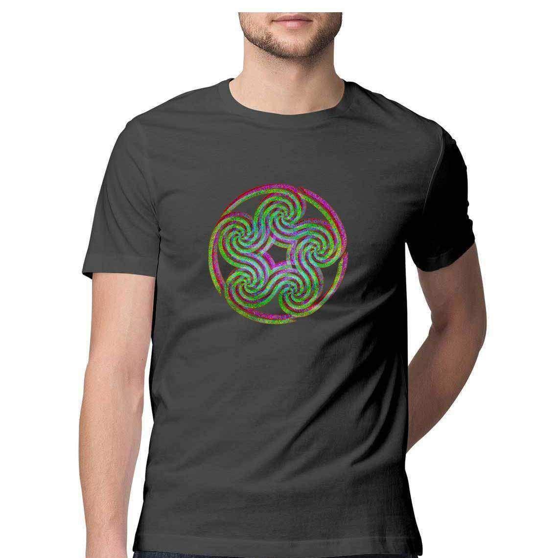 Psychedelic Pentaskelion Men's T-Shirt.