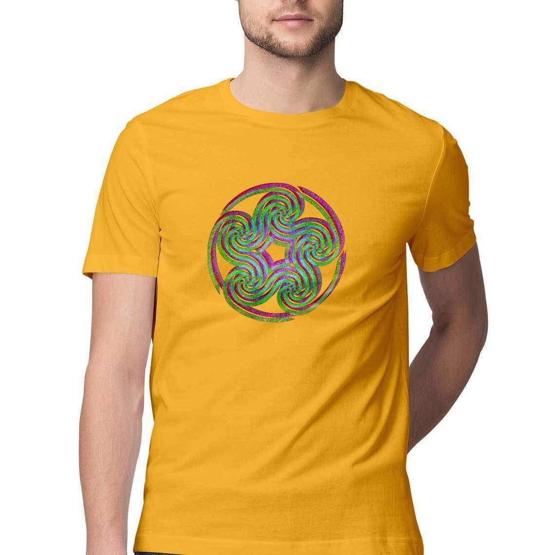 Psychedelic Pentaskelion Men's T-Shirt.