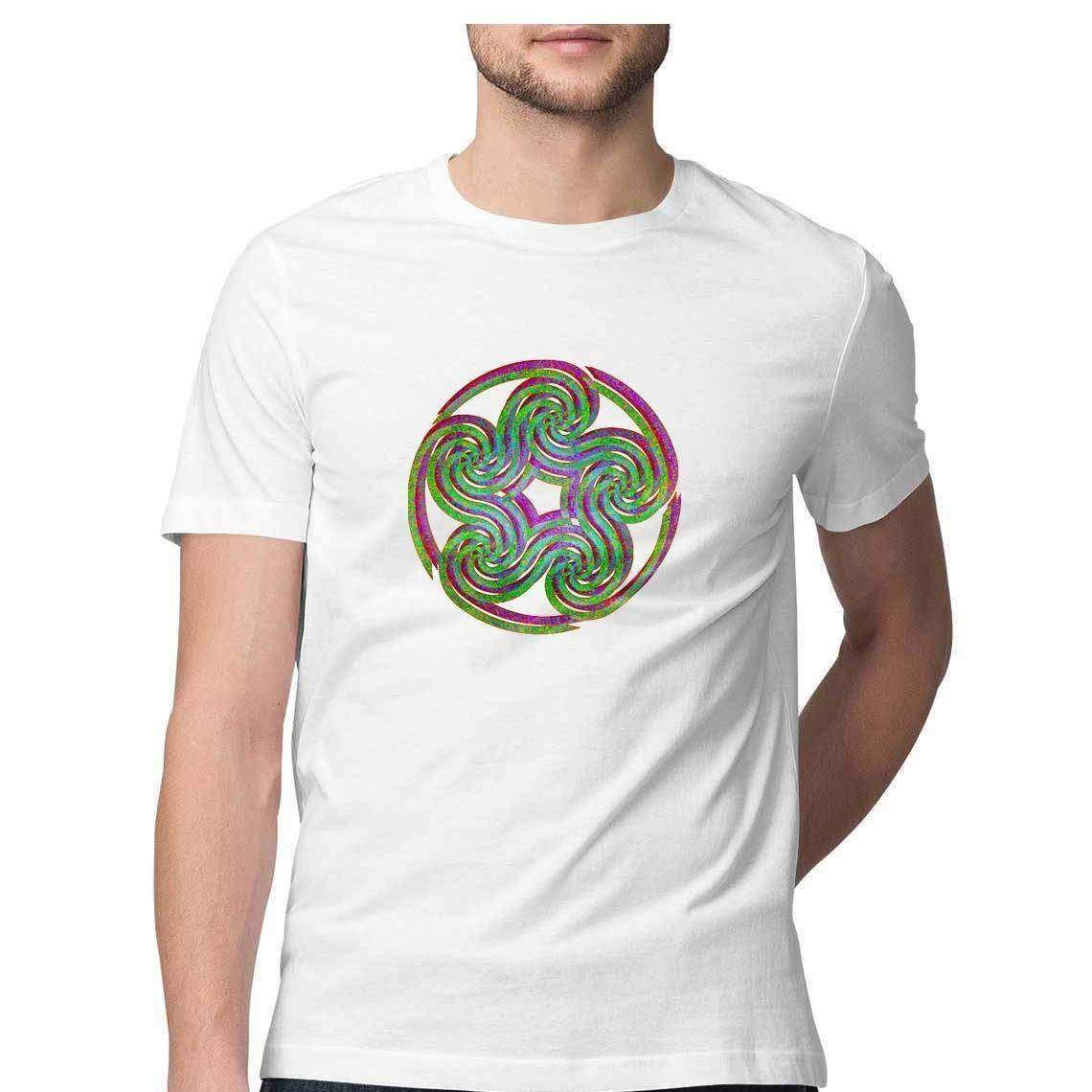 Psychedelic Pentaskelion Men's T-Shirt.