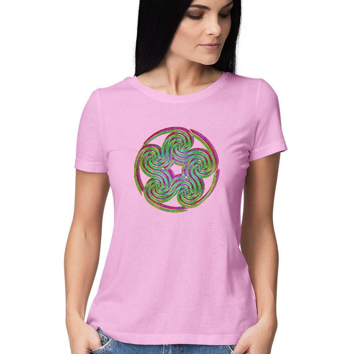 Psychedelic Pentaskelion Women's T-Shirt.