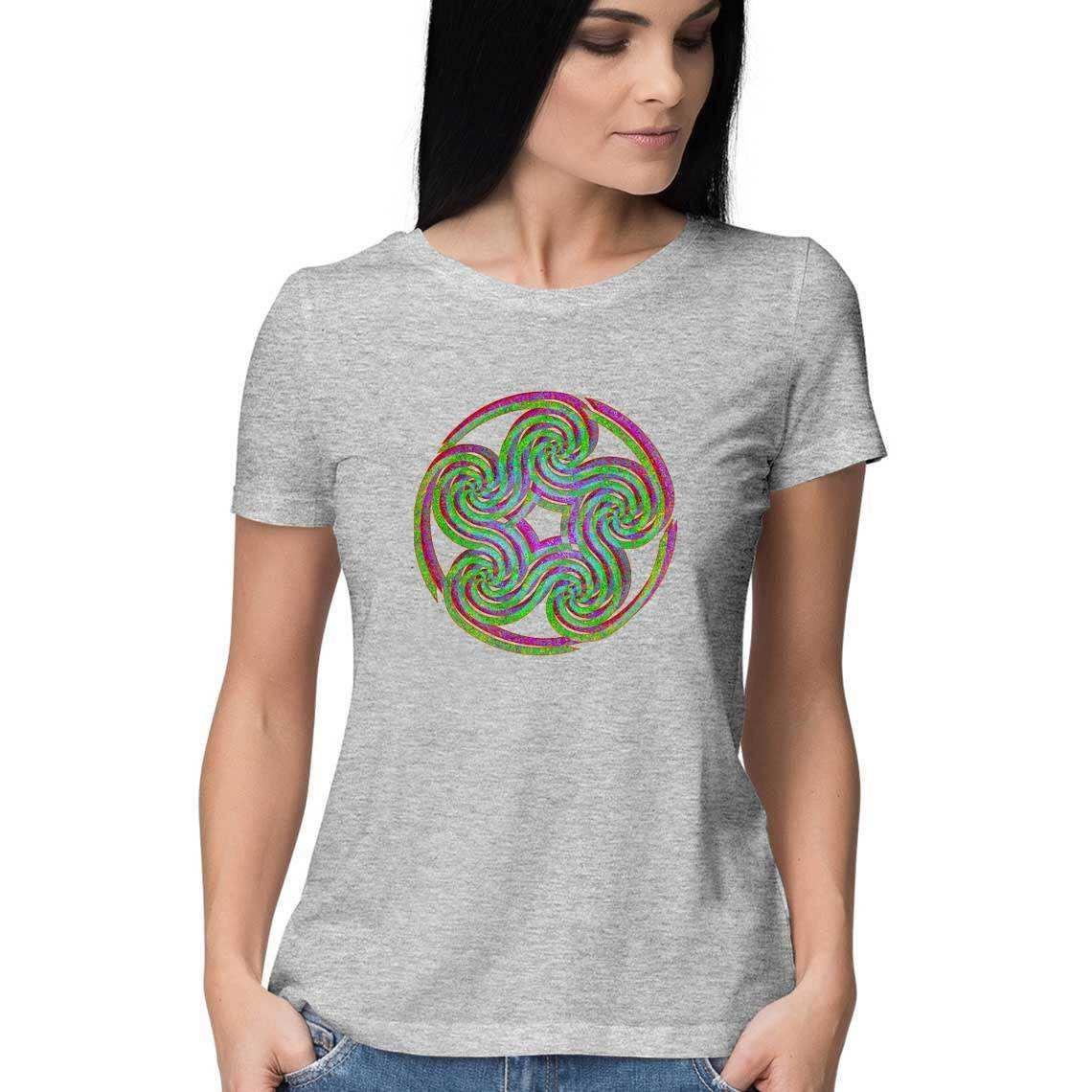 Psychedelic Pentaskelion Women's T-Shirt.