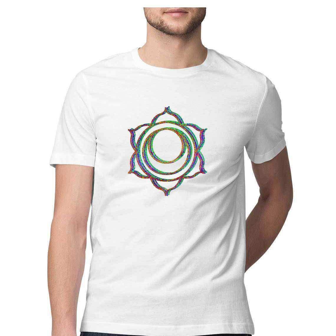 Psychedelic Sacral Chakra Men's T-Shirt.