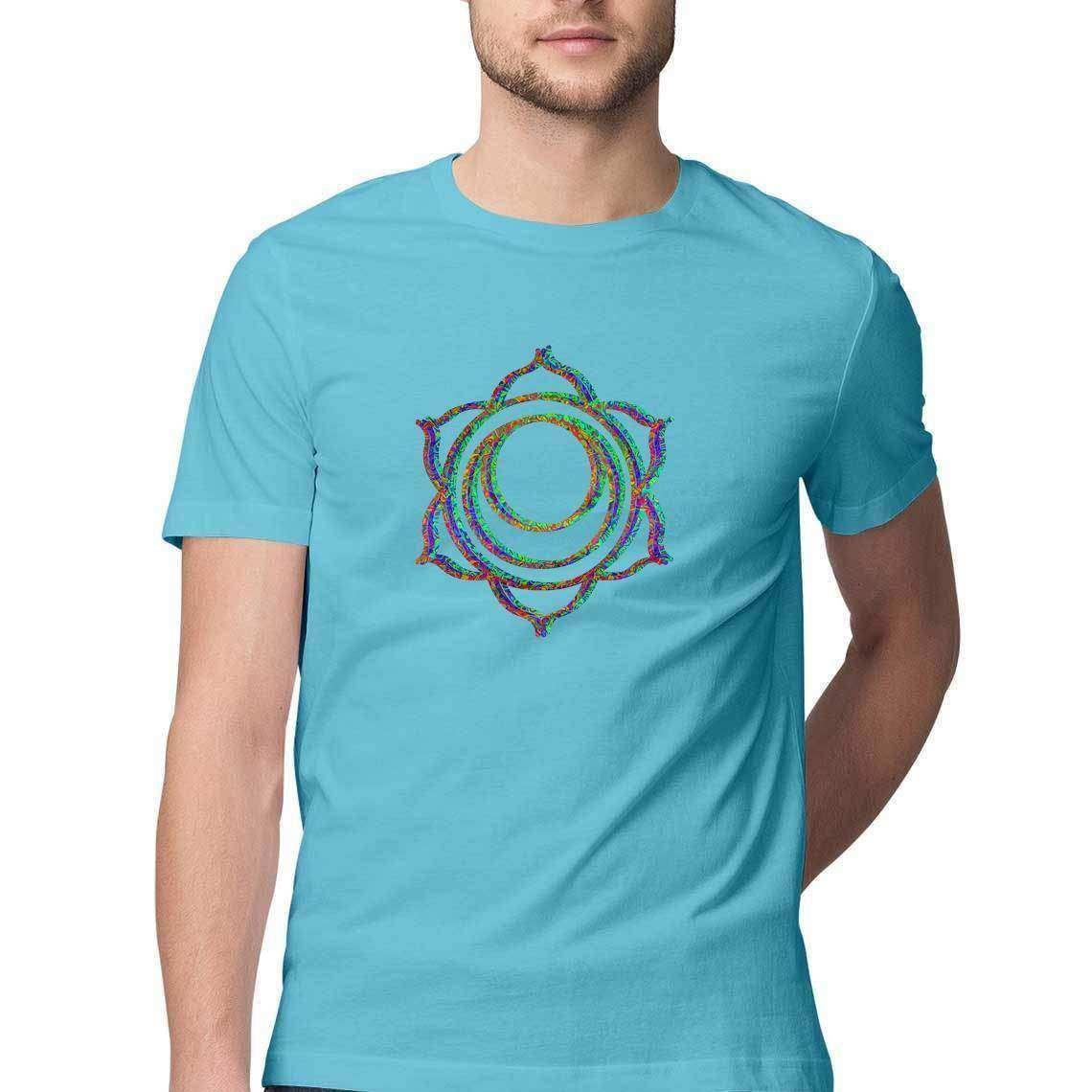 Psychedelic Sacral Chakra Men's T-Shirt.