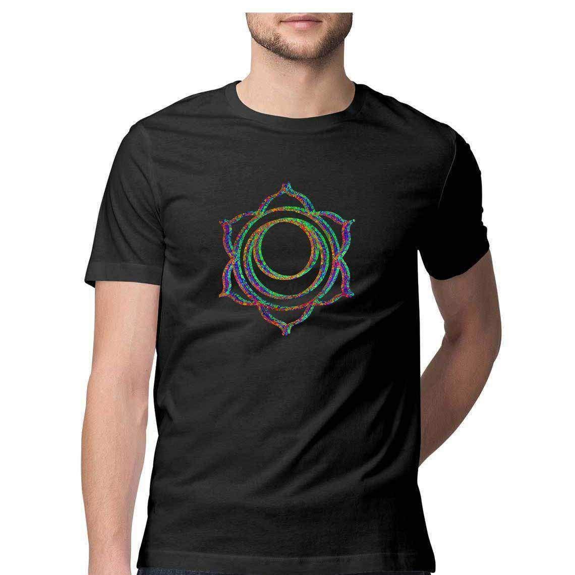 Psychedelic Sacral Chakra Men's T-Shirt.