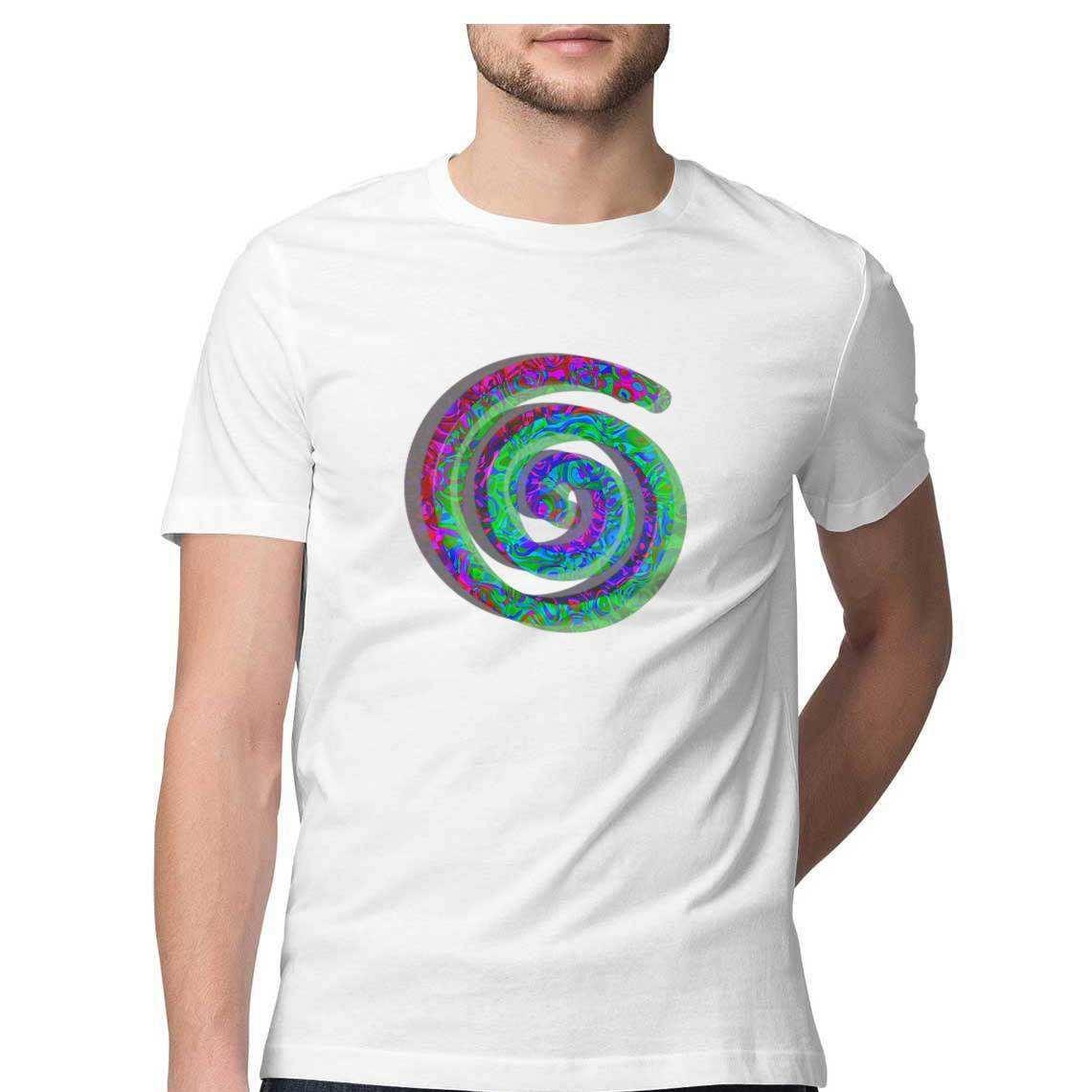 Psychedelic Spiral Men's T-Shirt.