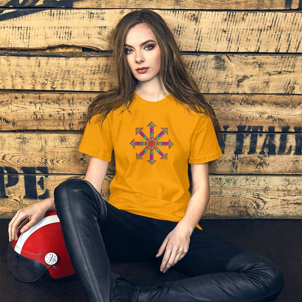 Psychedelic Symbol of Chaos Women's Graphic T-Shirt - CBD Store India