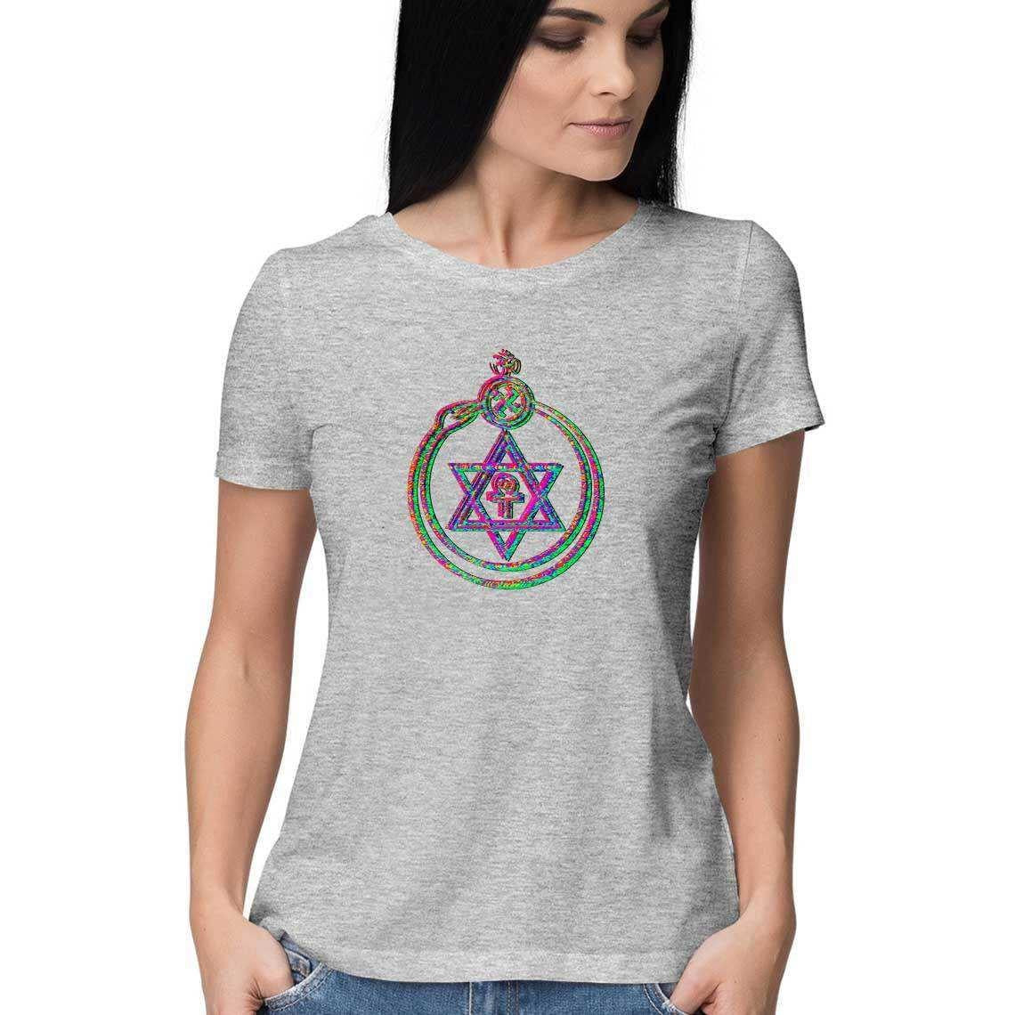 Psychedelic Theosophical Society Emblem Women's T-Shirt.