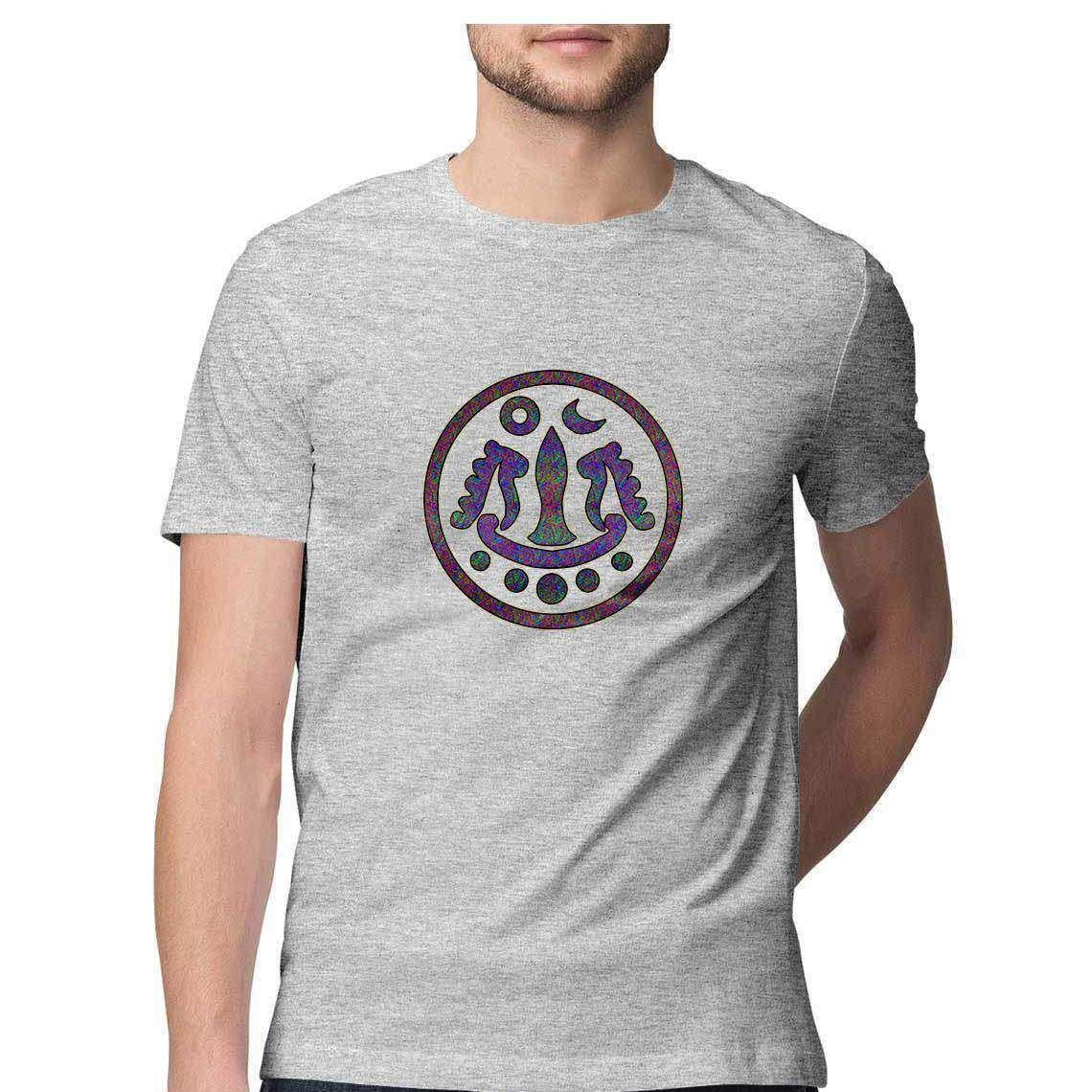 Psychedelic Tirthankara symbol T-Shirt.