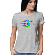 Psychedelic Trishula Om Women's T-Shirt - CBD Store India