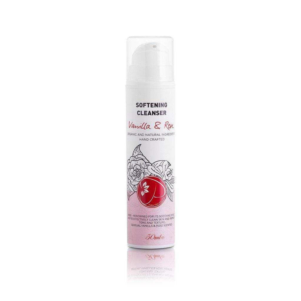 Puravida Organic Anti-Age Cleanser with Vanilla & Rose 50 ml.