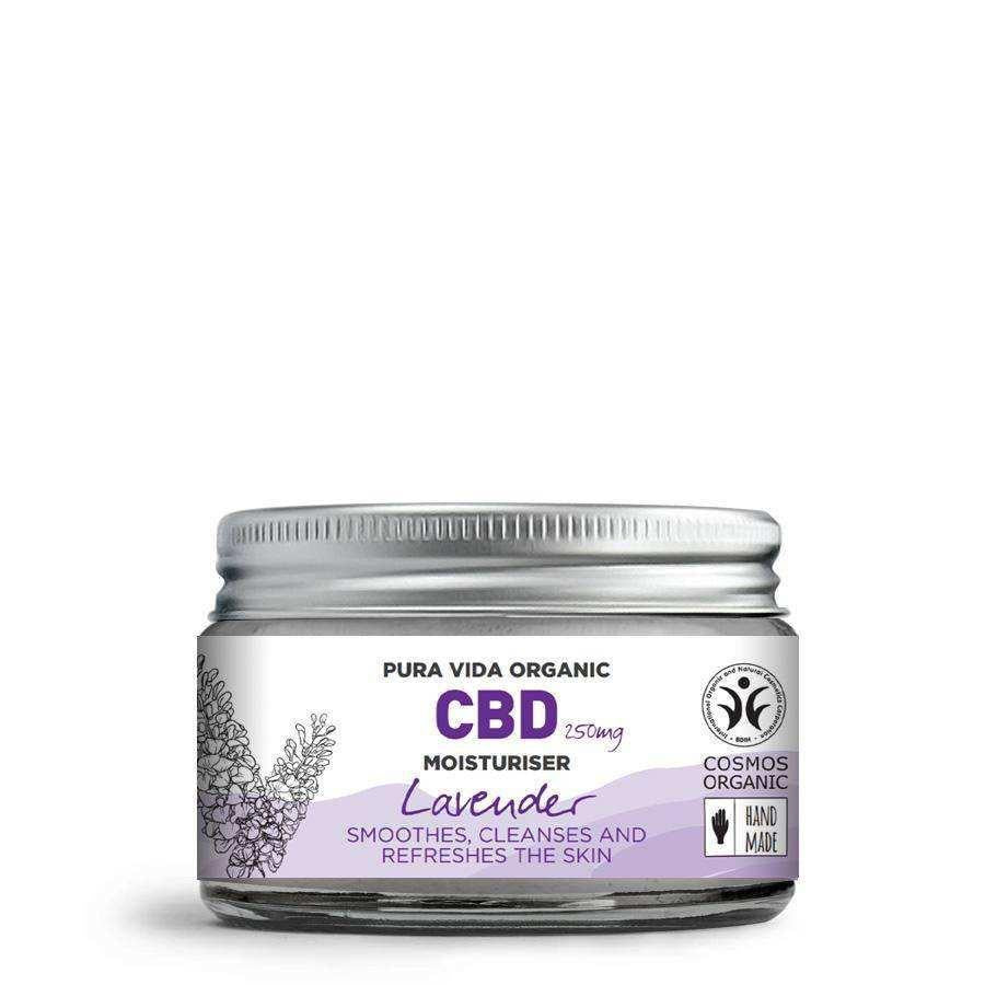 Puravida Organic Balance CBD Moisturiser with Lavender- 30 ml (250 mg CBD).