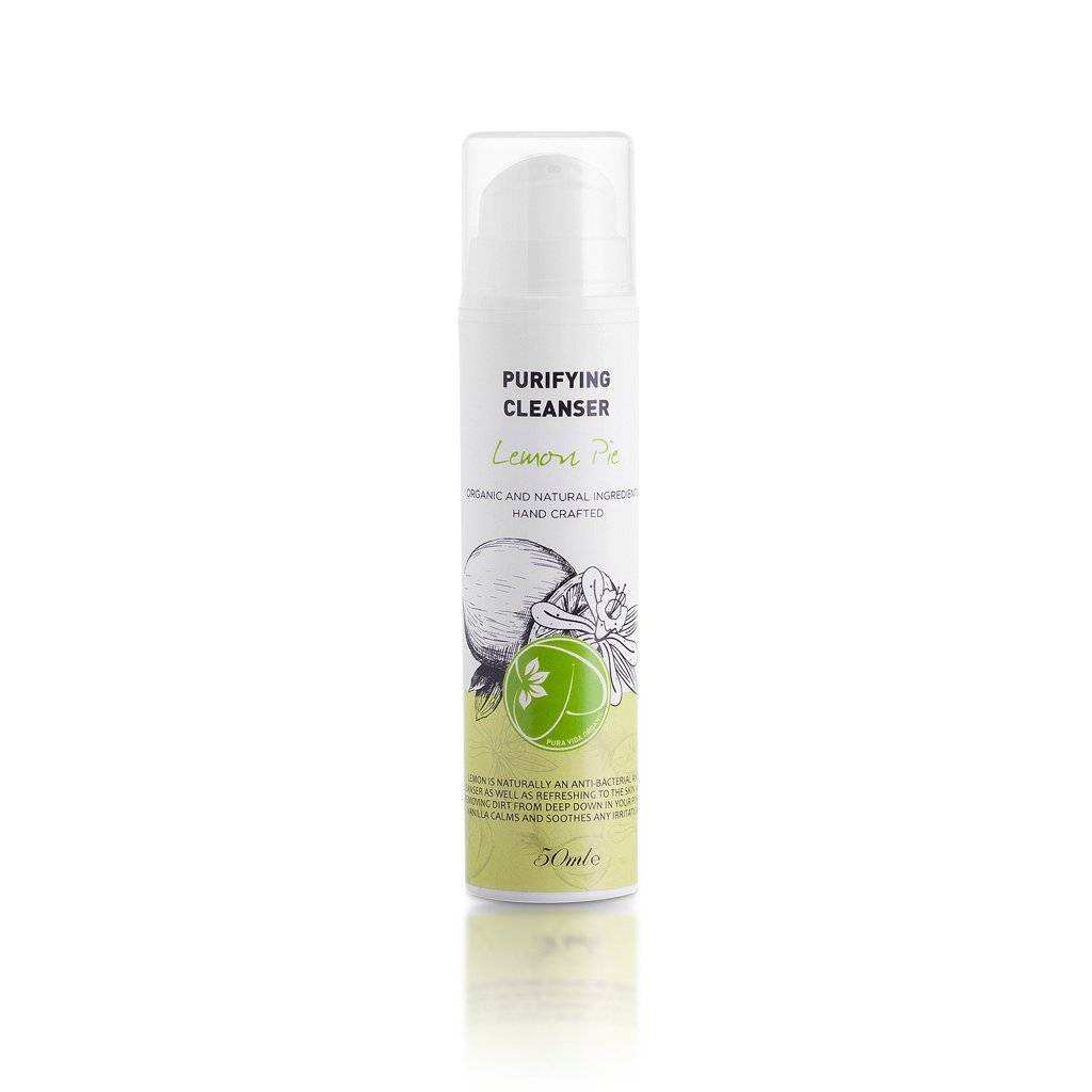 Puravida Organic Purifying Cleanser with Lemon and Vanilla 50 ml - CBD Store India