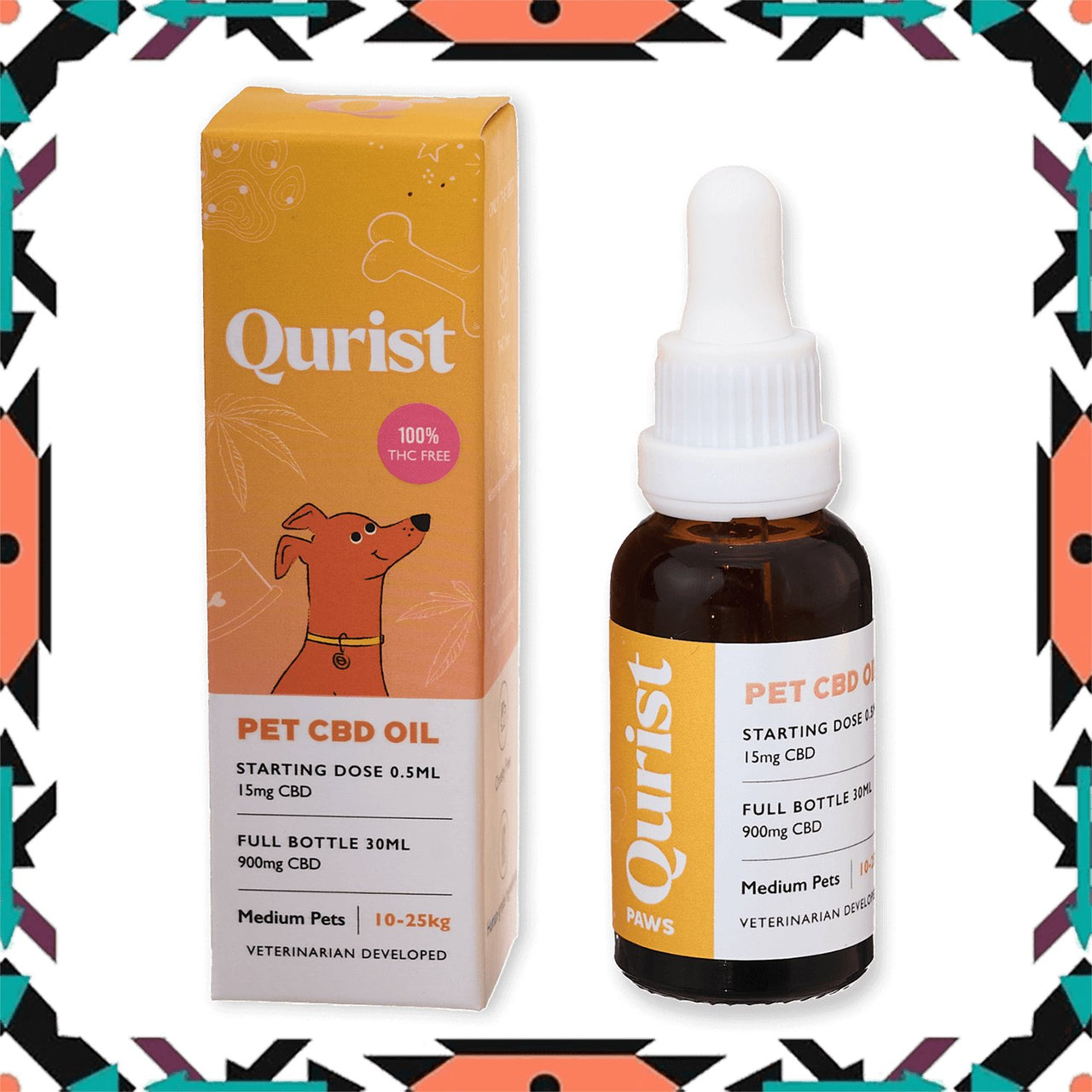  CBD Oil - For Medium Pets - 900mg - CBD Store India