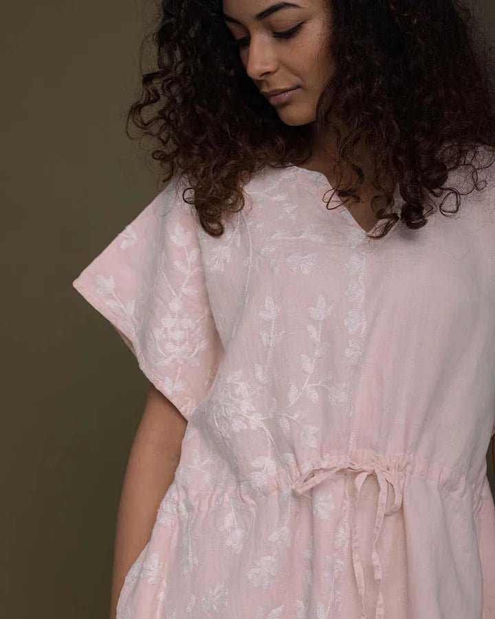 Reistor - August Breeze Kaftan Dress (Ice Pink) - CBD Store India