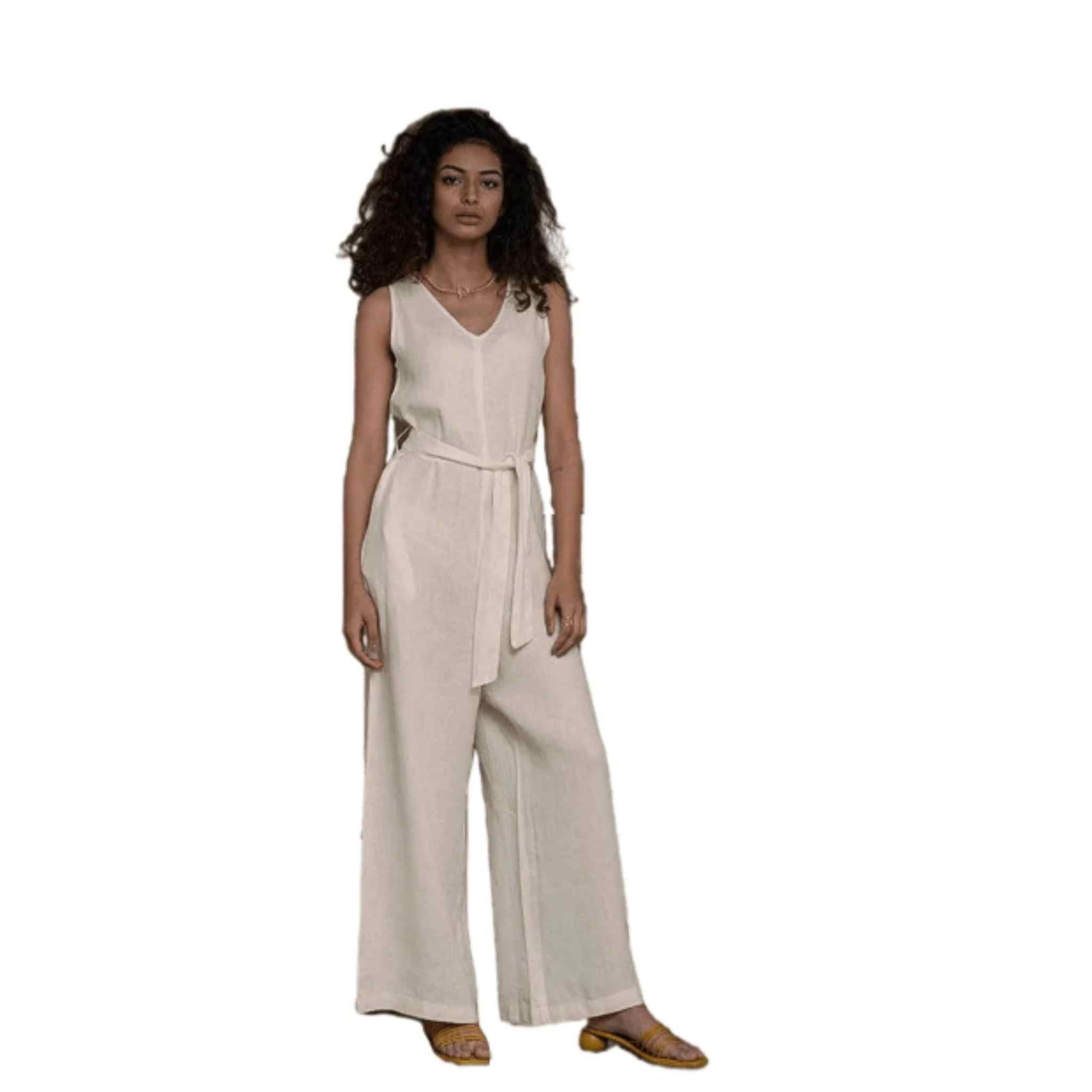 Reistor - Breakfast In Bed Jumpsuit (Shell Off-White) - CBD Store India