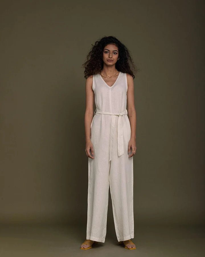 Reistor - Breakfast In Bed Jumpsuit (Shell Off-White) - CBD Store India