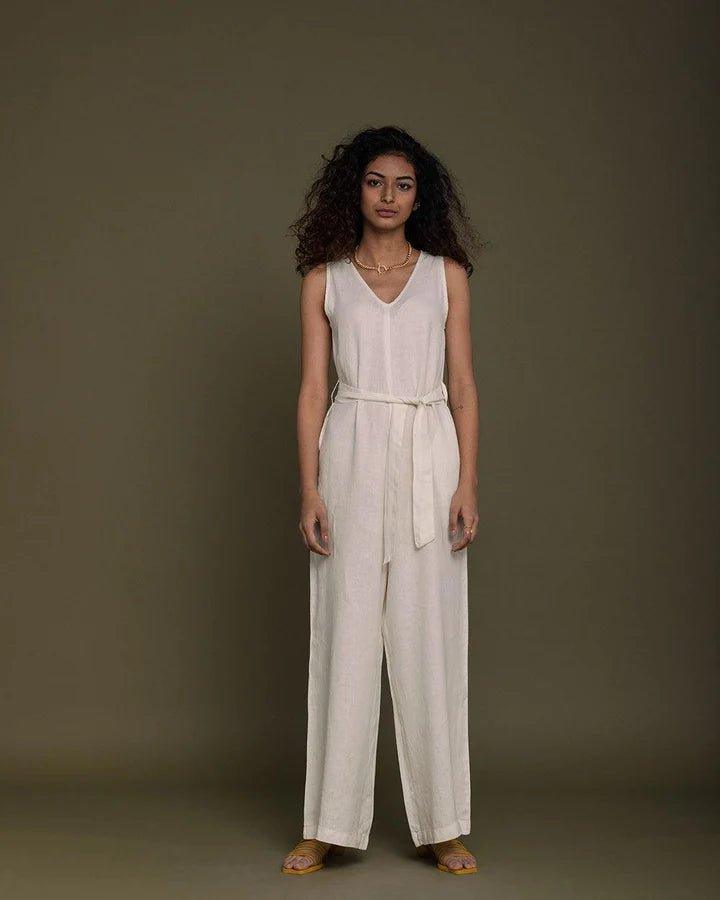 Reistor - Breakfast In Bed Jumpsuit (Shell Off-White)Hemp ClothingReistor - Breakfast In Bed Jumpsuit (Shell Off-White) | CBD Store India