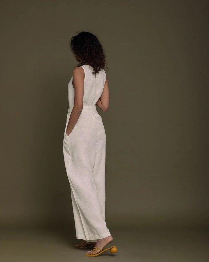 Reistor - Breakfast In Bed Jumpsuit (Shell Off-White)Hemp ClothingReistor - Breakfast In Bed Jumpsuit (Shell Off-White) | CBD Store India