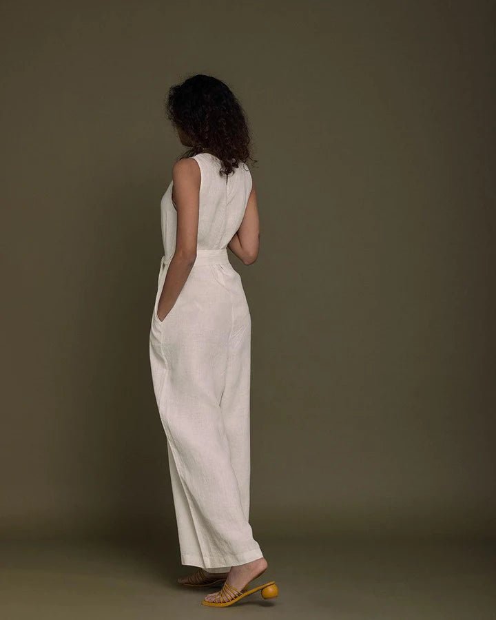 Reistor - Breakfast In Bed Jumpsuit (Shell Off-White) - CBD Store India