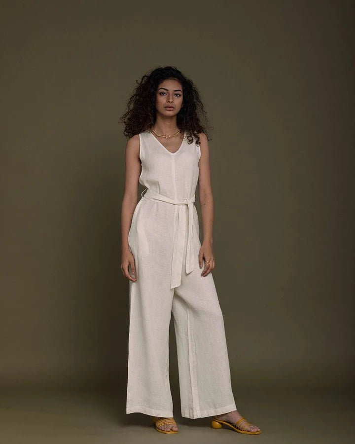 Reistor - Breakfast In Bed Jumpsuit (Shell Off-White) - CBD Store India