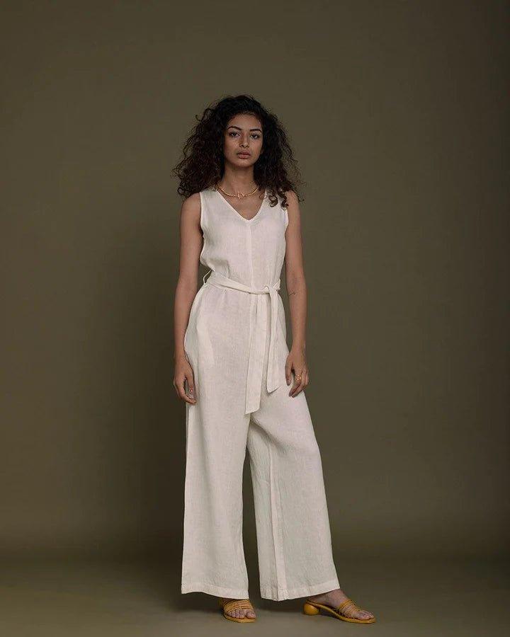 Reistor - Breakfast In Bed Jumpsuit (Shell Off-White)Hemp ClothingReistor - Breakfast In Bed Jumpsuit (Shell Off-White) | CBD Store India