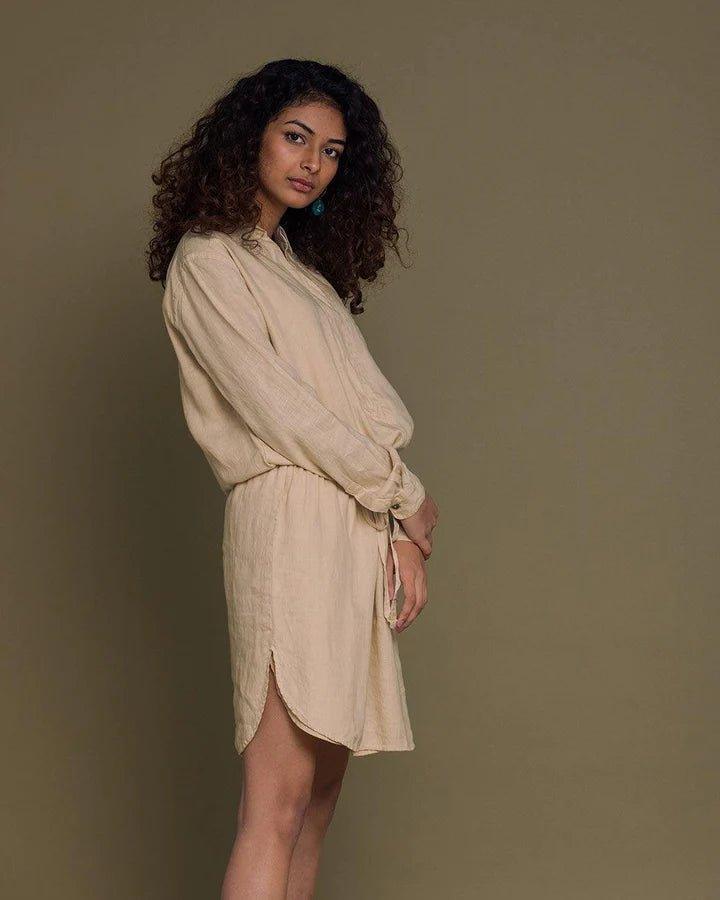 Reistor - Meet Me By The Cliff Dress (Sand Beige)womens hemp dressesReistor - Meet Me By The Cliff Dress (Sand Beige) | CBD Store India